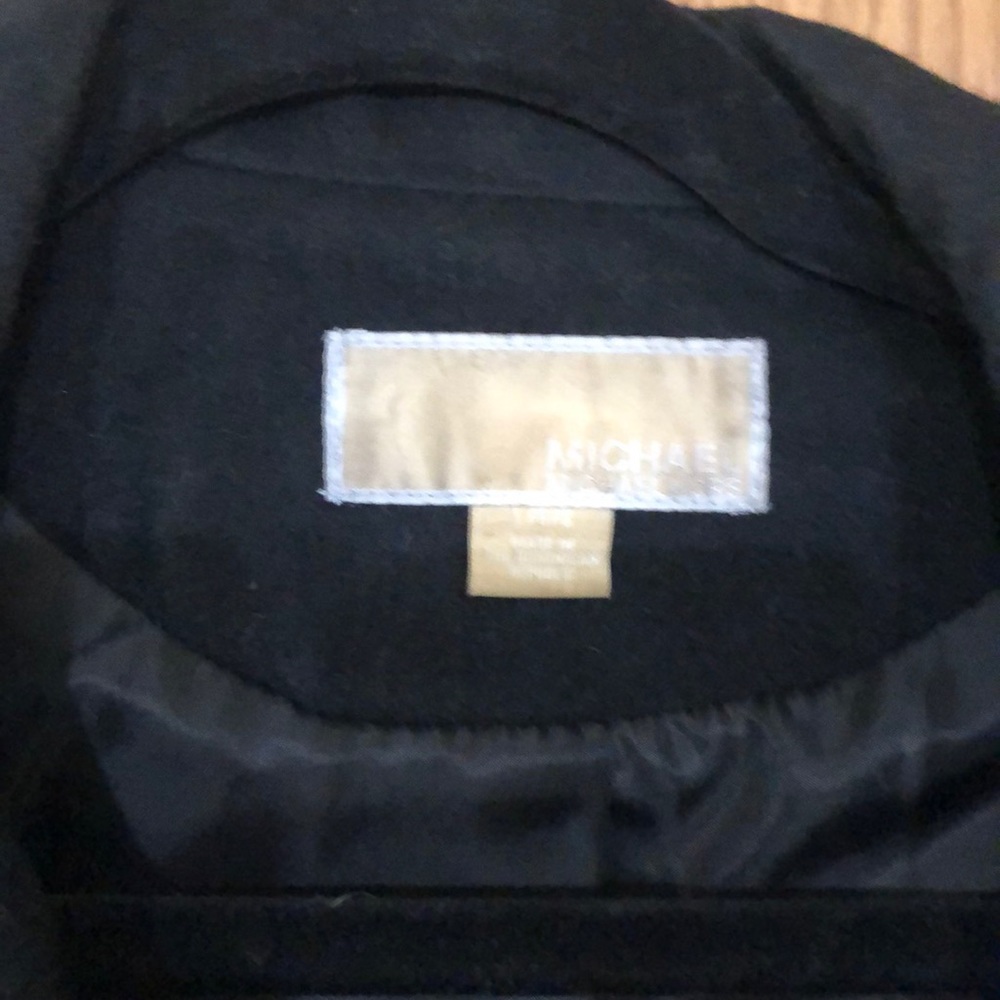 Michael Kors coat, size: Large, Black Pea length.